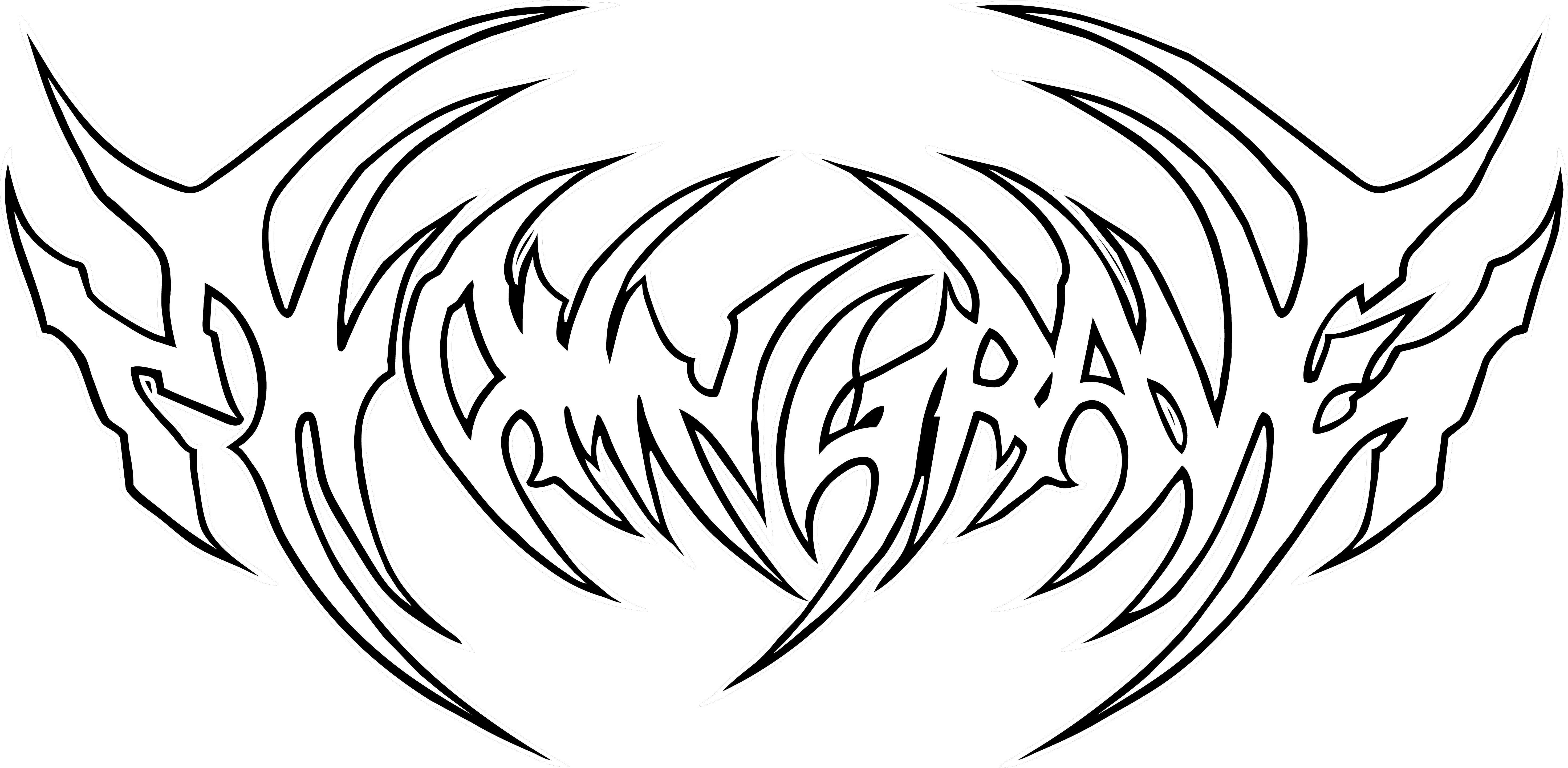 My Own Grave Png Logo - Line Art (5886x2882), Png Download