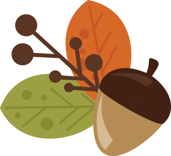 Acorn Clipart Printable - Acorn Clip Art (600x548), Png Download
