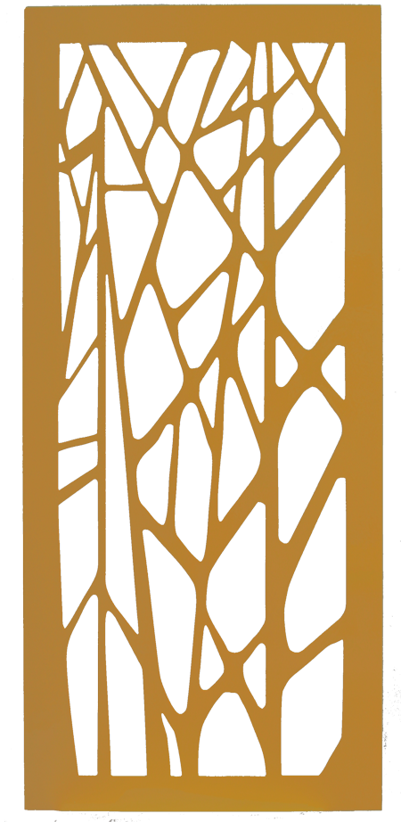 Outdoor Wall Art & Screens - Glass (450x922), Png Download