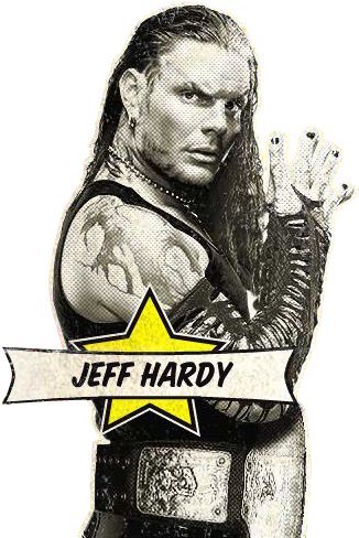 Jeff Hardy 2 By Jimmy Jacobs - Jeff Hardy Vs Cm Punk Raw (400x500), Png Download