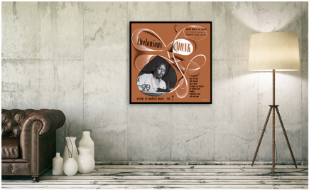 Thelonius Monk Art Print - Genius Of Modern Music 2 Lp (480x480), Png Download