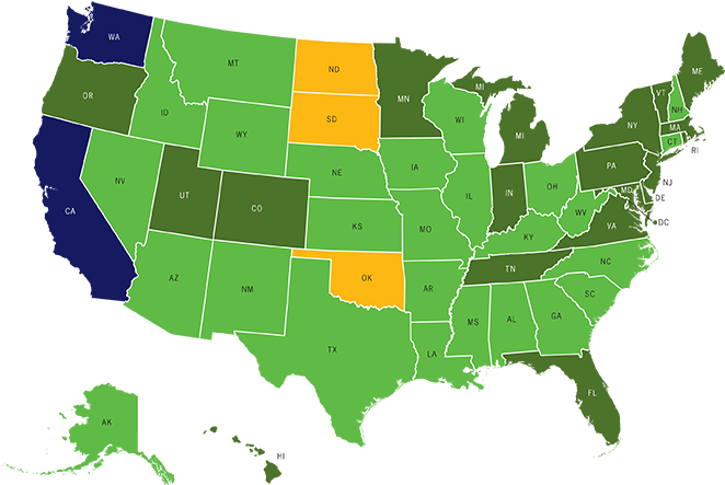 2018 State Report Cards On Support For Walking, Bicycling, - Us Election Final Results (682x501), Png Download