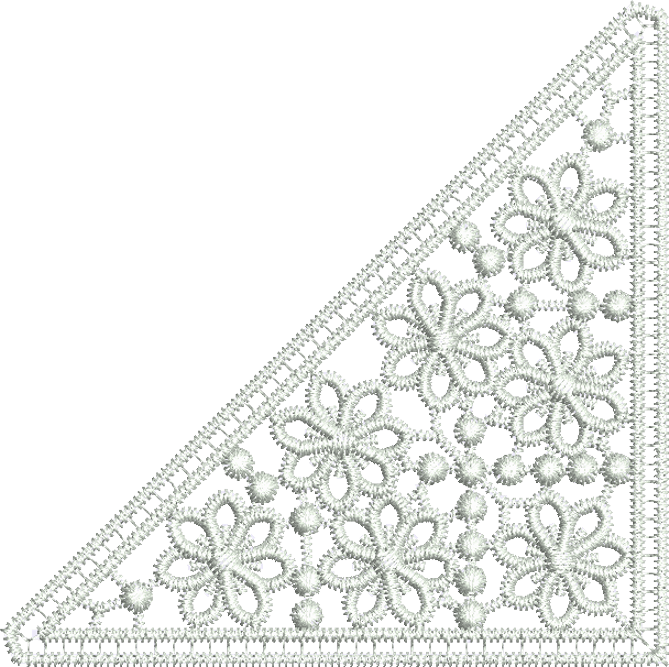 Flower Lace Insert - .net (669x667), Png Download