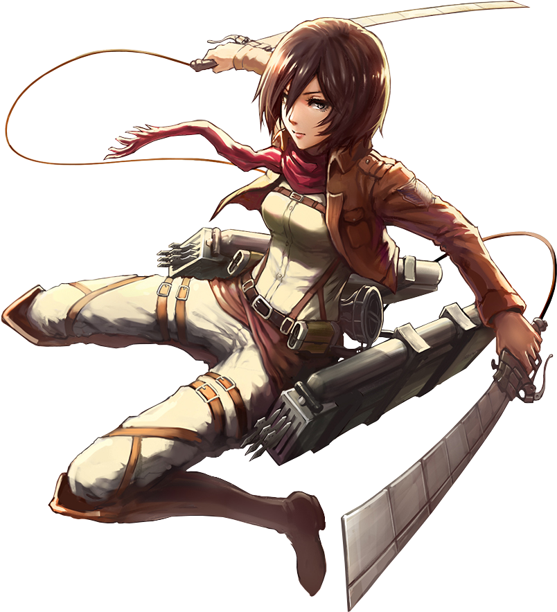 Clipart Library Mikasa Ackerman - Attack On Titan Mikasa Png (900x900), Png Download