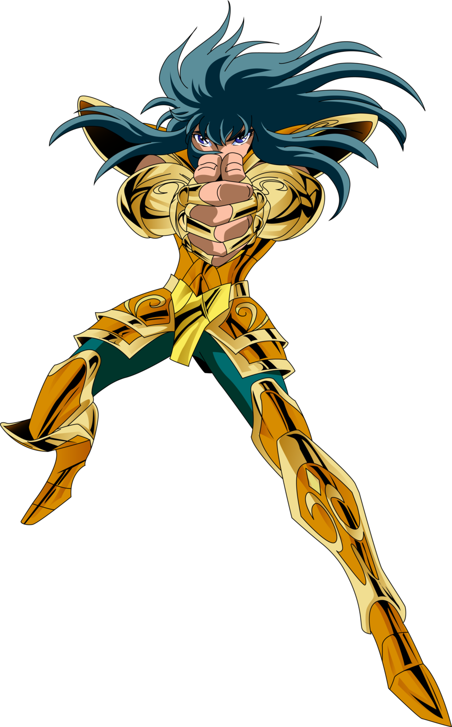 Saint Seiya - Aquarius Camus (900x1449), Png Download