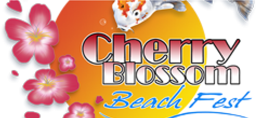 Cherry Blossom Beach Fest A Japanese Cultural Experience - March 16 (900x400), Png Download