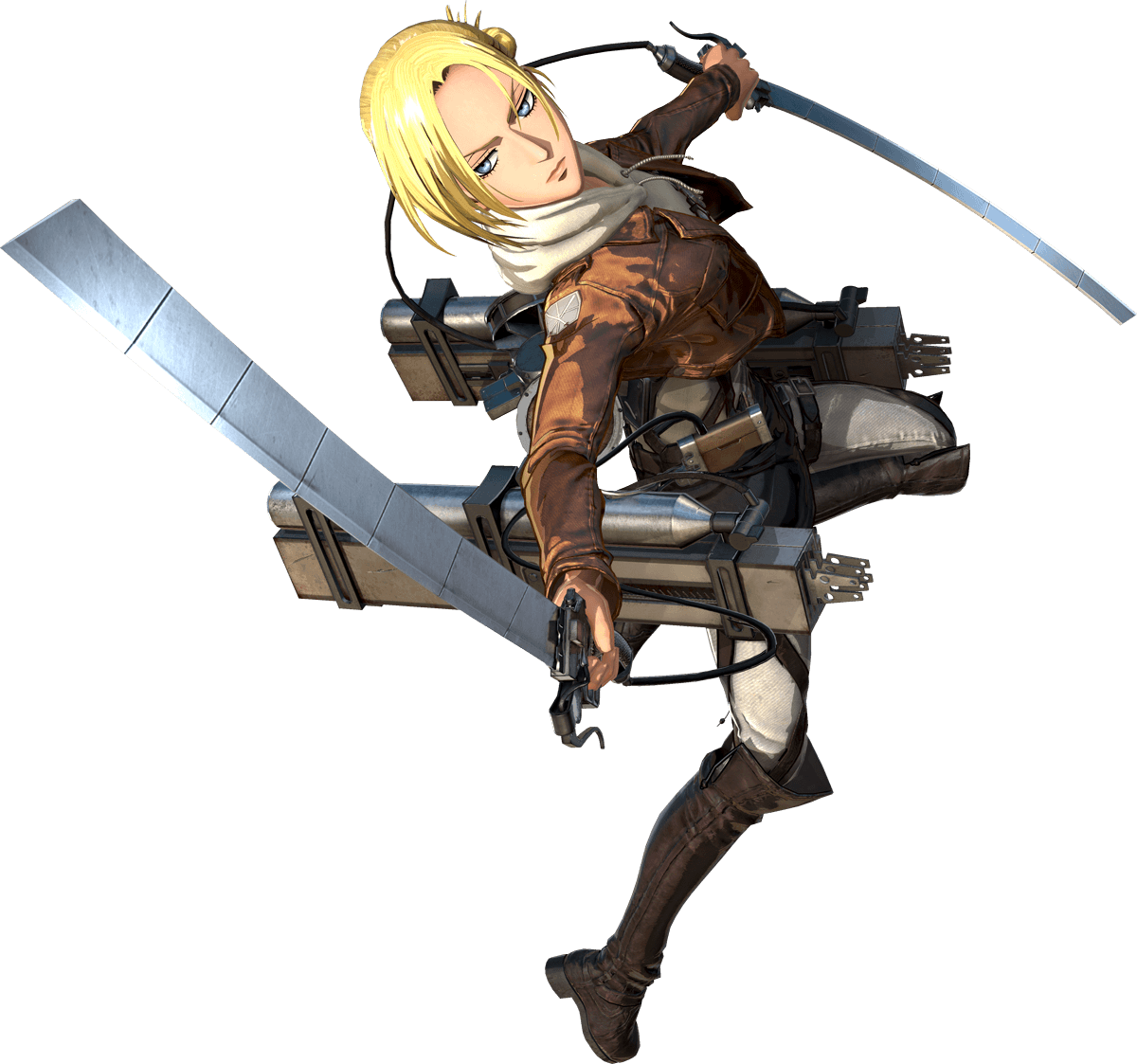 4 Dec - Annie Attack On Titan Game (1200x1123), Png Download