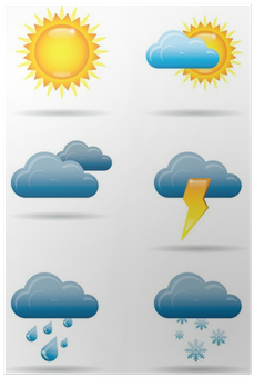Universal Weather Symbols (400x400), Png Download