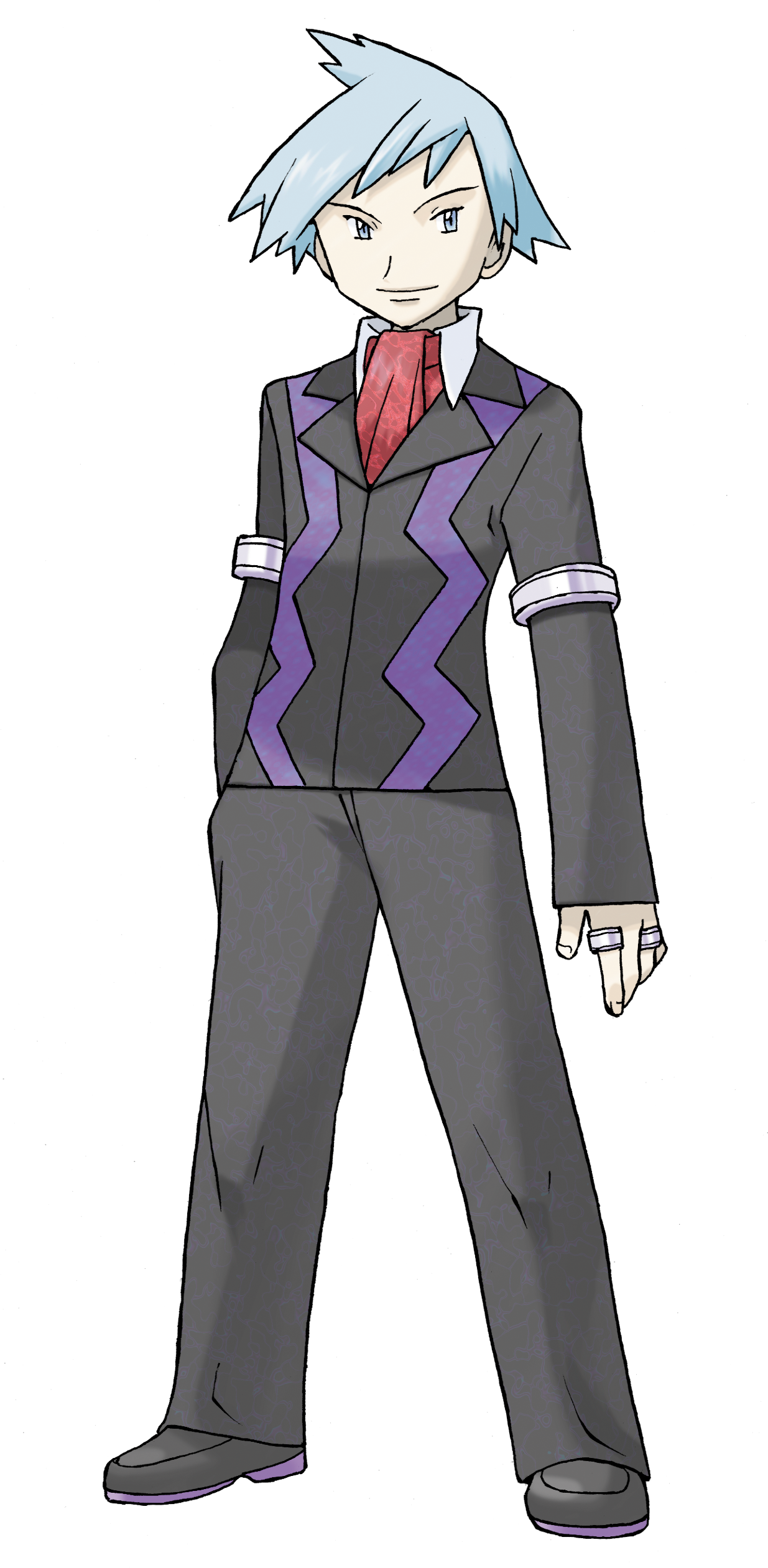 Original File - Steven Stone Pokemon (1235x2522), Png Download