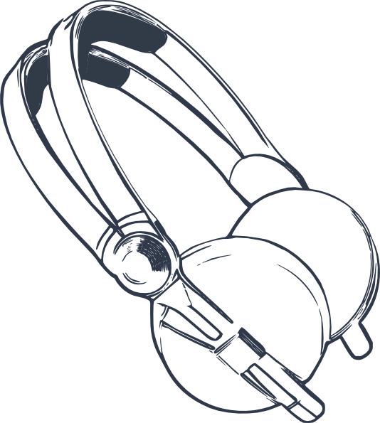 How To Set Use Computer Headphones Svg Vector (534x595), Png Download
