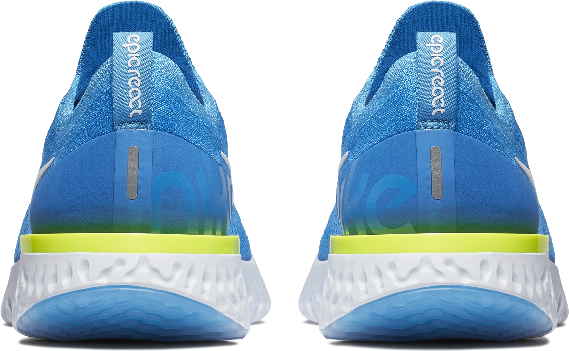 Men's Epic React Flyknit Running Shoe (2000x2000), Png Download