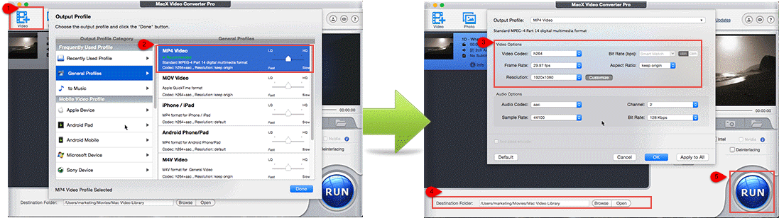 Convert Instagram To Mp4 - Формат Видео Для Инстаграм (1110x335), Png Download