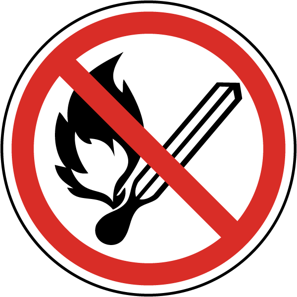 Download No Open Flame Symbol Label No Open Flame Symbol Full Size