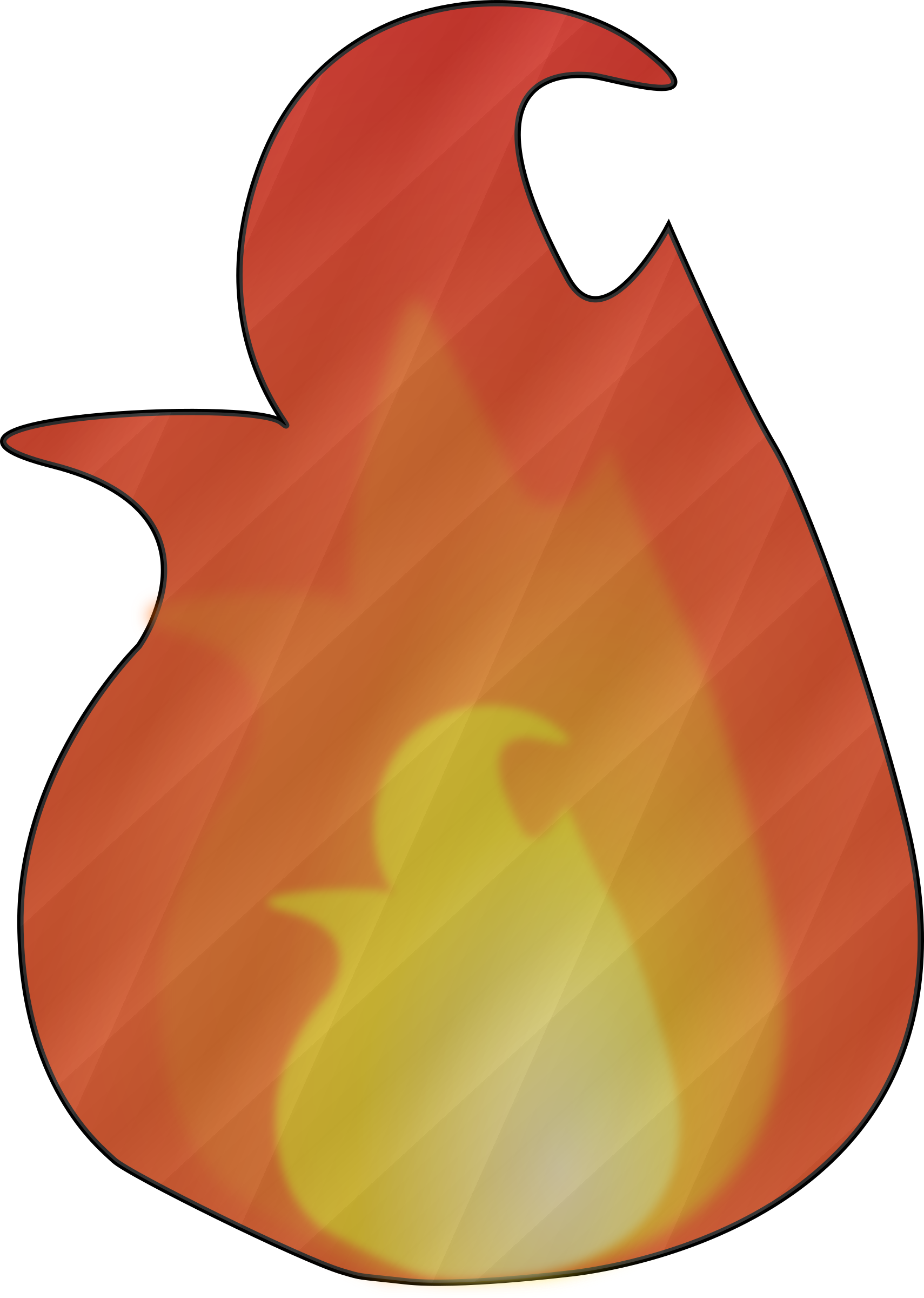 This Free Icons Png Design Of Cloth Flame (1710x2400), Png Download