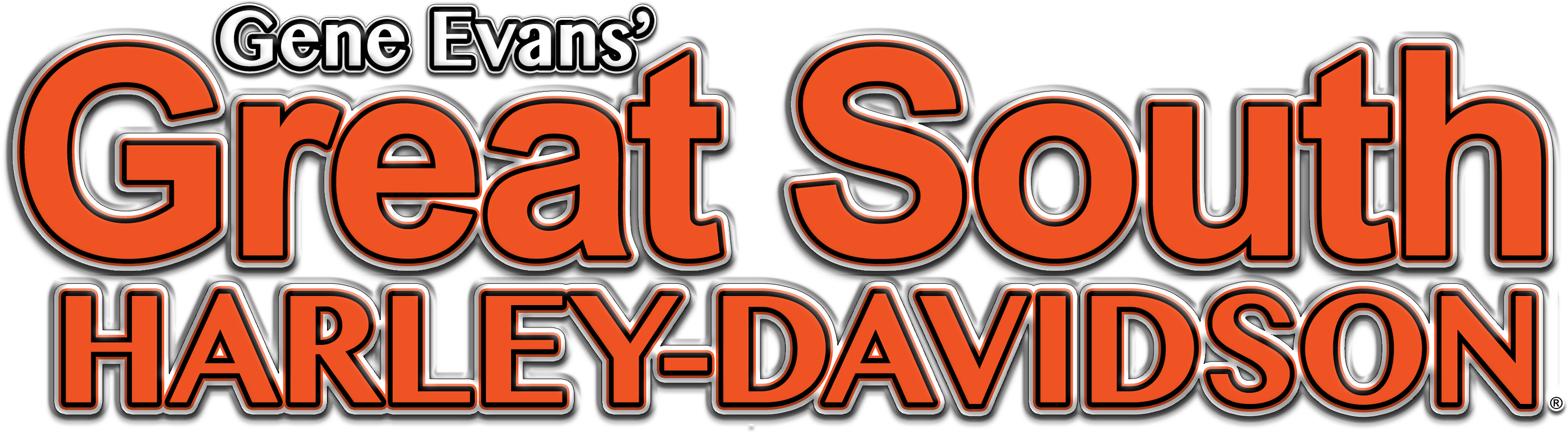 Street - Great South Harley-davidson (3300x900), Png Download