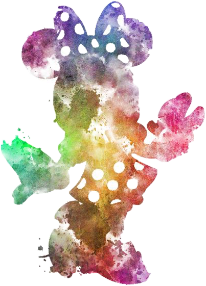 Reportar Abuso - Minnie Mouse Art Print (403x561), Png Download