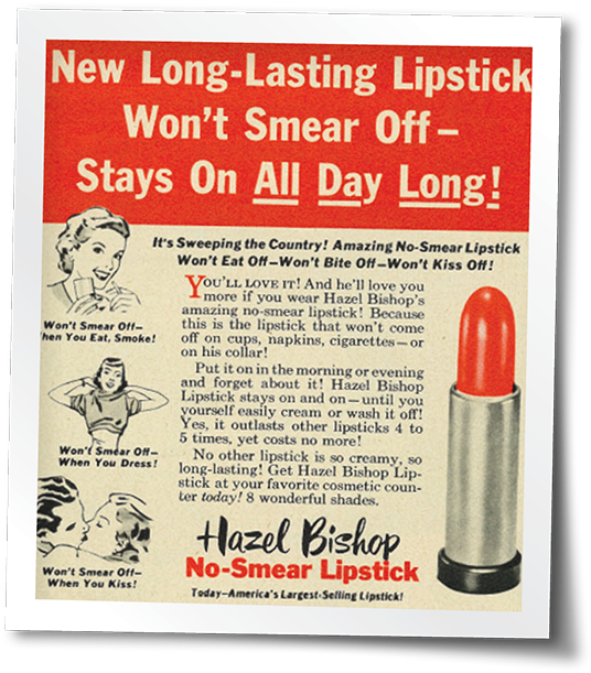 After Selling Her Company, She Went On To Invent Other - 1950's Makeup Adverts (600x688), Png Download