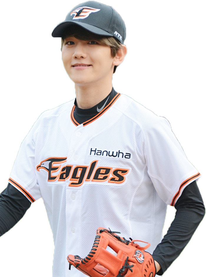 Baekhyun-oli - Baekhyun Baseball Png (700x941), Png Download