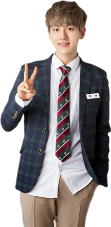 Byun Baekhyun - Exo Members Individual (400x533), Png Download