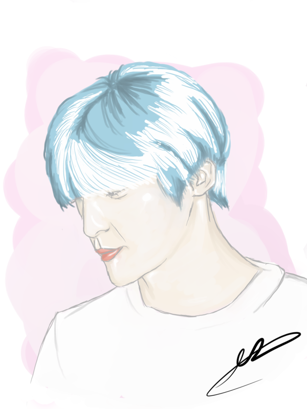 Pastel Baekhyun By Dangerliesbeforeyou On Deviantart - Art (600x800), Png Download