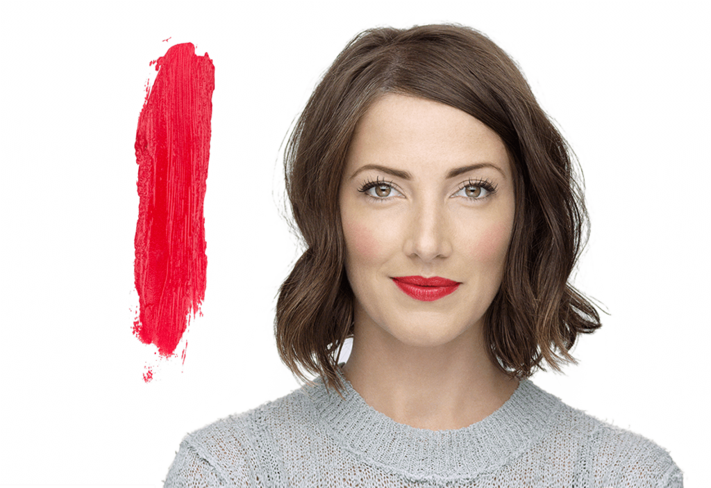 Scarlet Lipstick - Make Lipstick Scarlet Oak (1024x702), Png Download