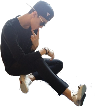 #exo#exo Edit#exo Edits#kim Jongin#byun Bacon#byun - Exo (500x500), Png Download