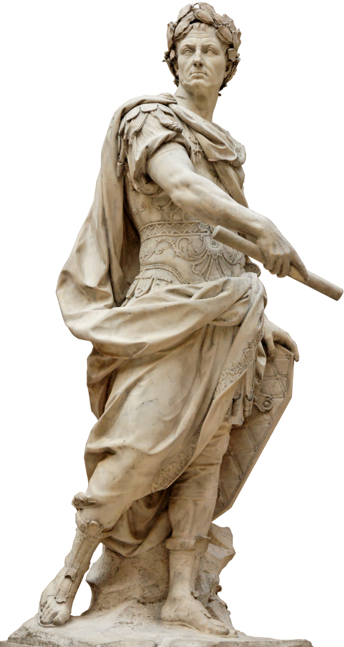 Nicolas Coustou - Julius Caesar Png (544x1023), Png Download