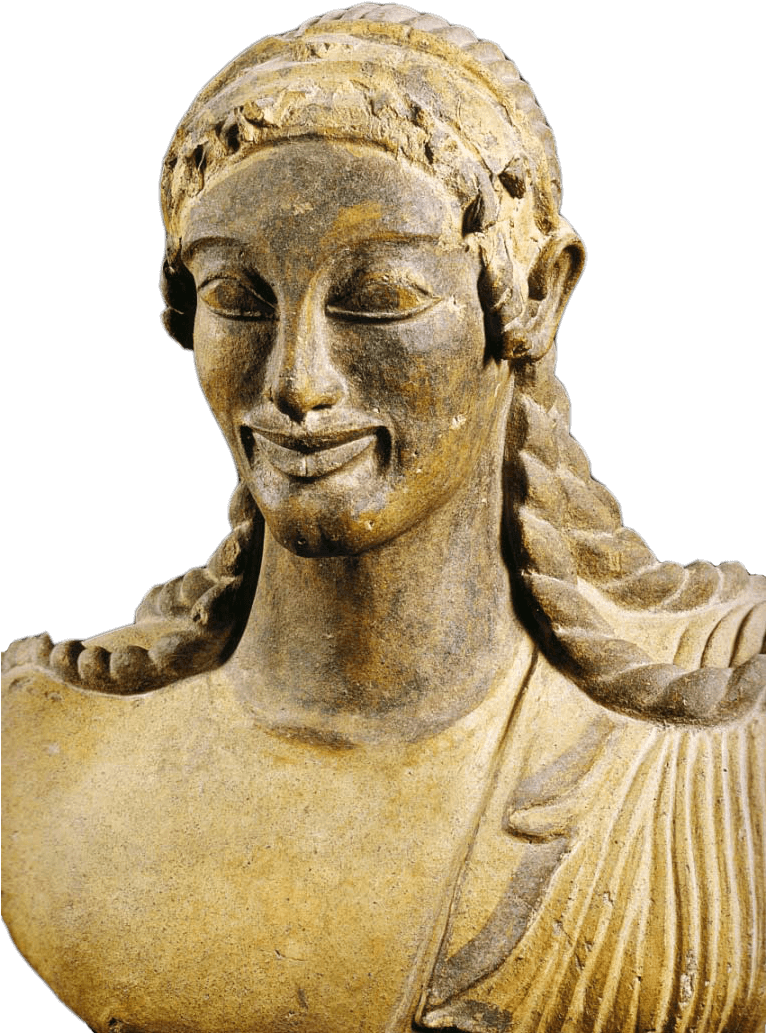Date Unknown - Etruscan Statue (765x1052), Png Download