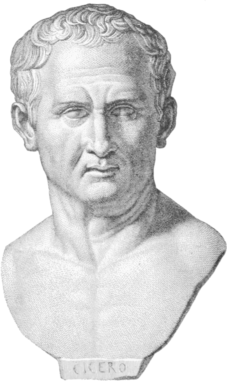 Cicero, Kopiezeichnung Einer Büste Aus London - Marcus Tullius Cicero (300x496), Png Download
