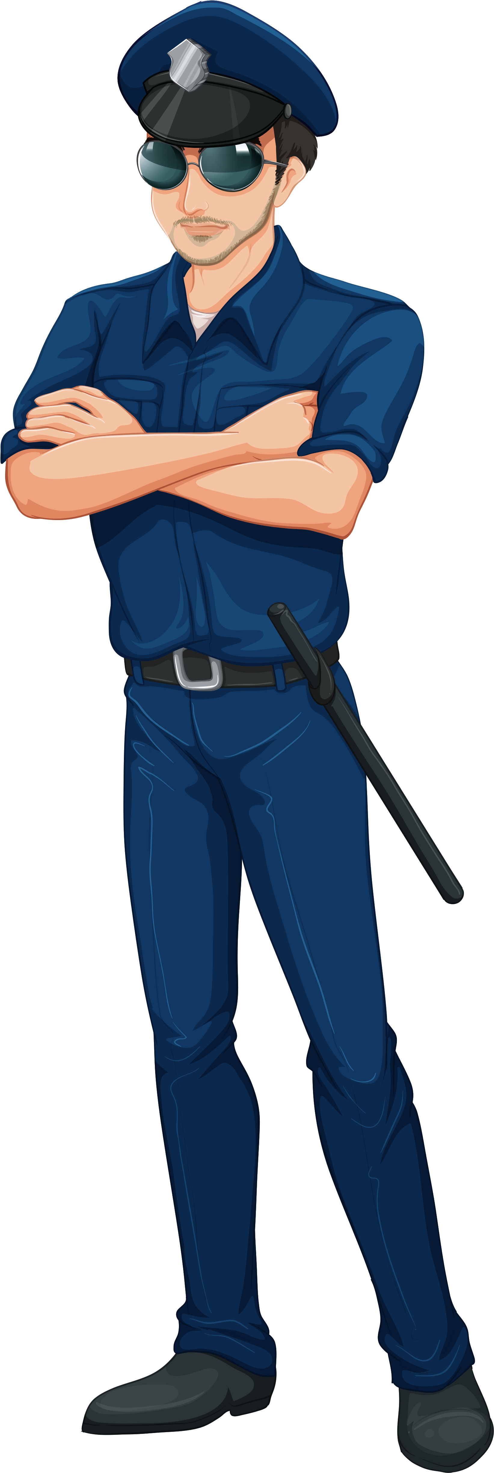 Police Png Clipart (1899x5059), Png Download