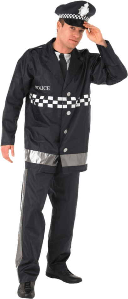 Policeman Costume (600x951), Png Download