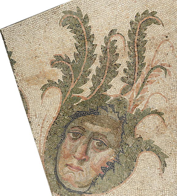 'roman Mosaics Across The Empire' At The J - Getty Villa (578x640), Png Download