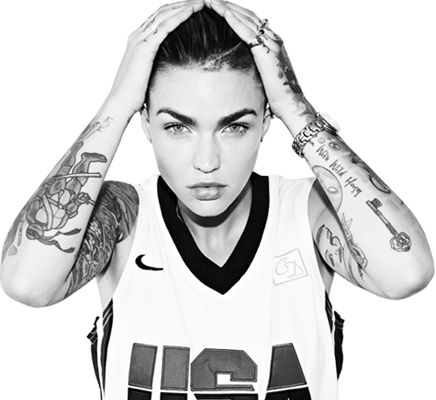 Ruby Rose To Join Avicii, Zedd & More For Ibiza Debut - Ruby Rose Basketball Jersey (436x400), Png Download