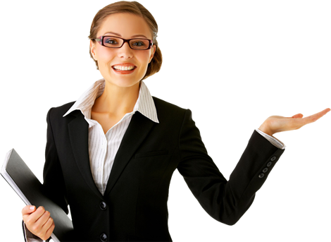 Connecting Quality People - Business Woman (470x343), Png Download