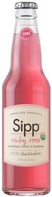 Sparkling Organics - Ruby Rose - Sipp - Sparkling Organic Eco Beverage Ginger Blossom (400x400), Png Download