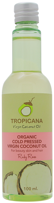 Virgin Coconut Oil Ruby Rose 100ml - Cold-pressed Juice (500x500), Png Download