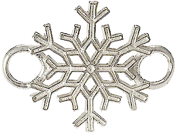 Snowflake Topper (360x360), Png Download