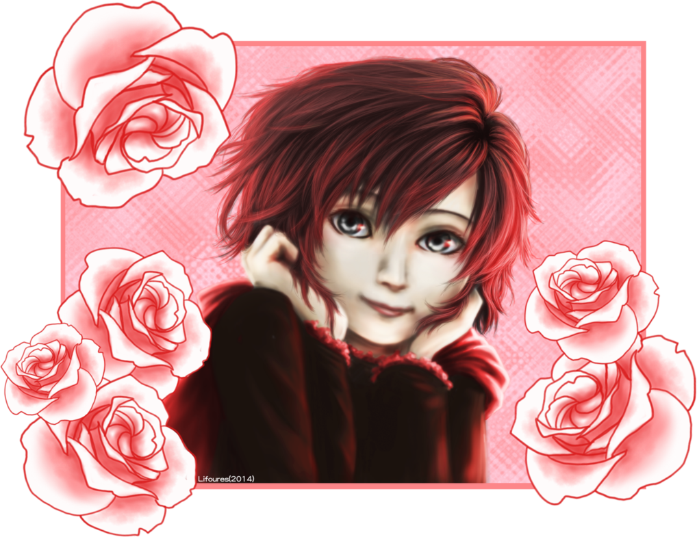 Ruby And Roses By Lifoures On Deviantart - Ruby Rose (1018x785), Png Download