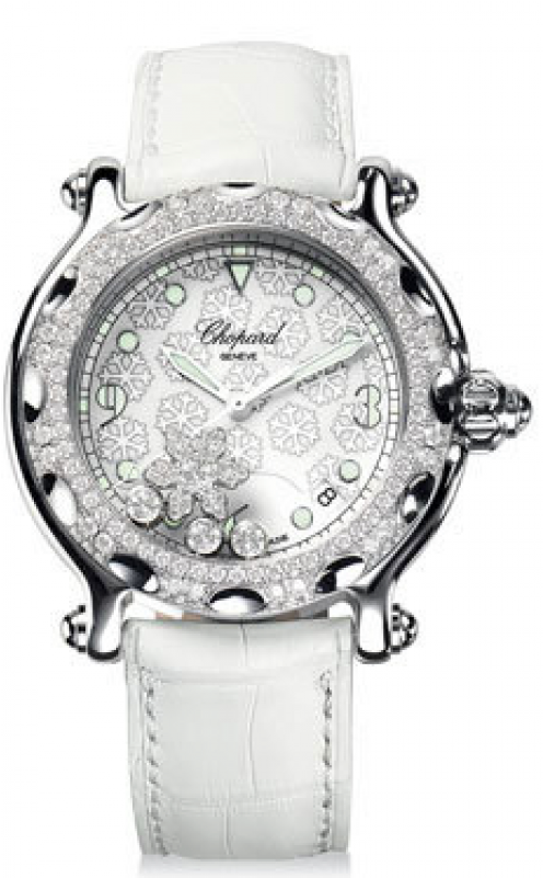 Chopard Happy Sport Happy Snowflake 288946-2001 (800x800), Png Download