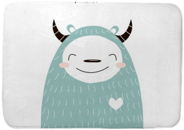 Funny Yeti With Quote - Illustration (400x400), Png Download