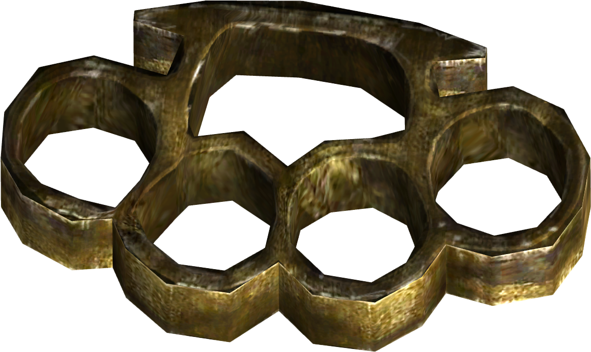 Download Brass Knuckles Fallout Brass Knuckles Full Size PNG Image PNGkit