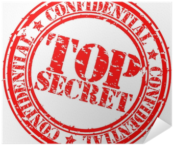 Grunge Top Secret Rubber Stamp, Vector Illustration - Secret Pal (400x400), Png Download