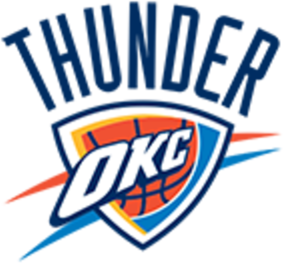 Oklahoma City Thunder - Oklahoma City Thunder Logo Png (375x375), Png Download