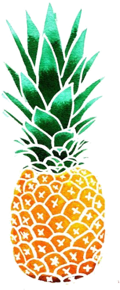 Transparent Pineapple Tumblr - Pineapple Illustration (500x647), Png Download