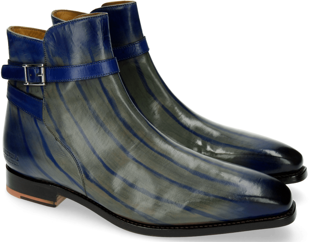 Ankle Boots Kylian 3 Clear Water Lines Electric Blue - Boot (1024x1024), Png Download