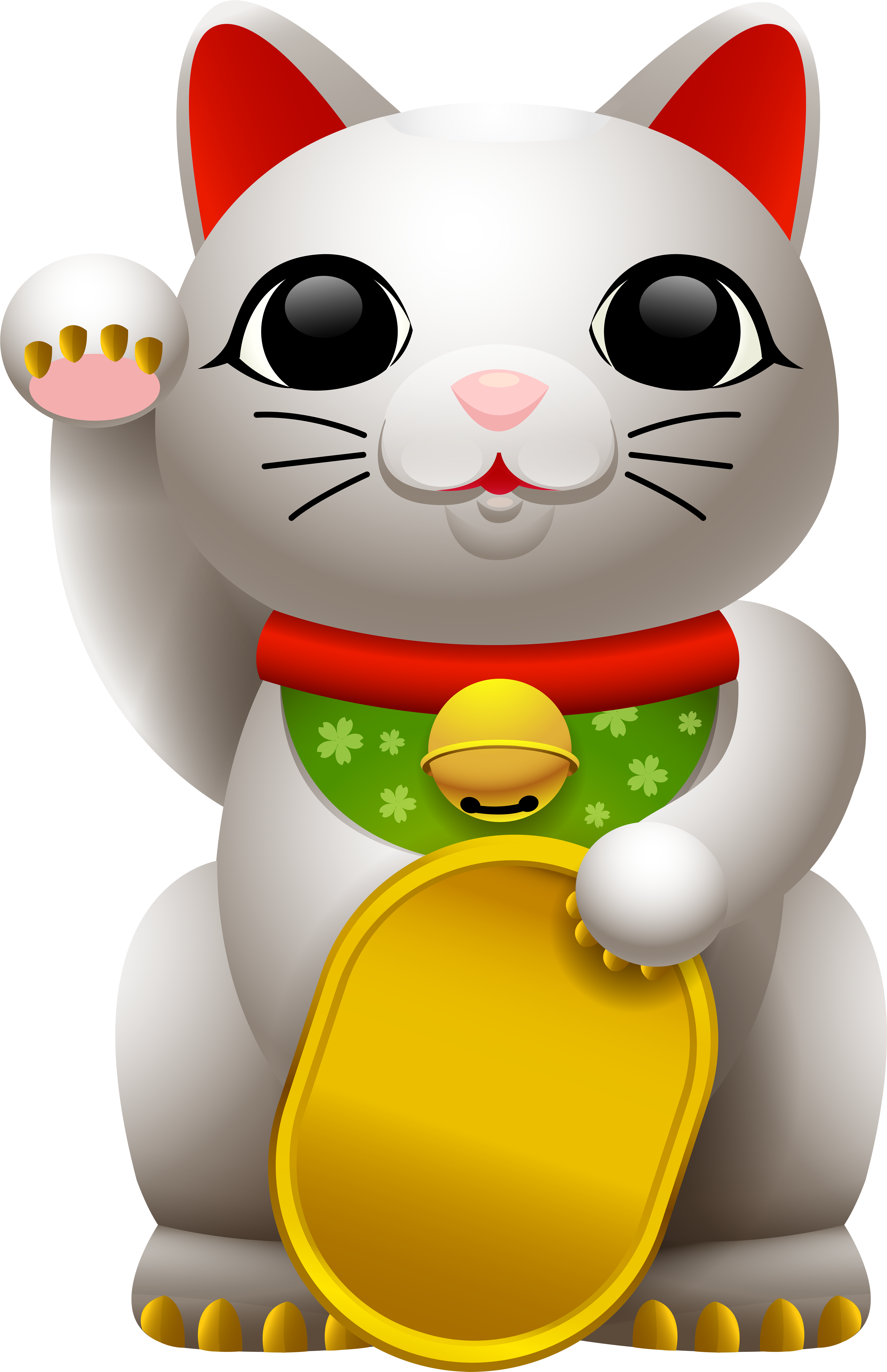 Lucky Cat Png Clip Art - Cat (5234x8000), Png Download