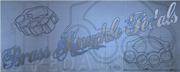 Brass Knuckle Pedals Graphic - Graffiti (630x404), Png Download