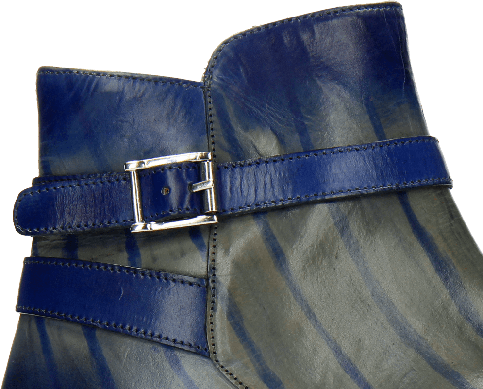 Ankle Boots Kylian 3 Clear Water Lines Electric Blue - Belt (1024x1024), Png Download