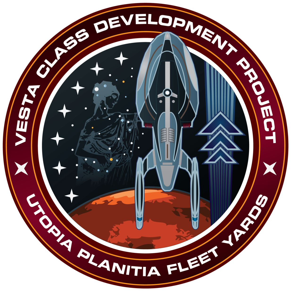 Make Your Way To Mark's Blog To Find Out More About - Star Trek Online Development Patches (1280x1280), Png Download