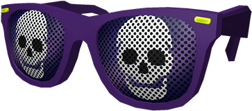 Crossbones Shades - Crossbone Shades Roblox (420x420), Png Download